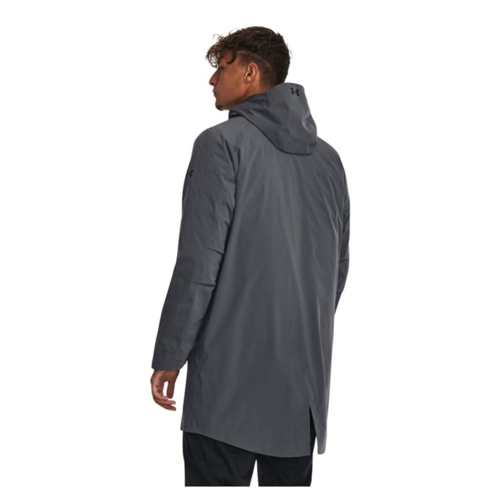 New men's grey under armour size small jacket
